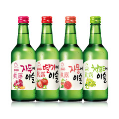 韩国真露烧酒360ML/瓶 青葡萄酒